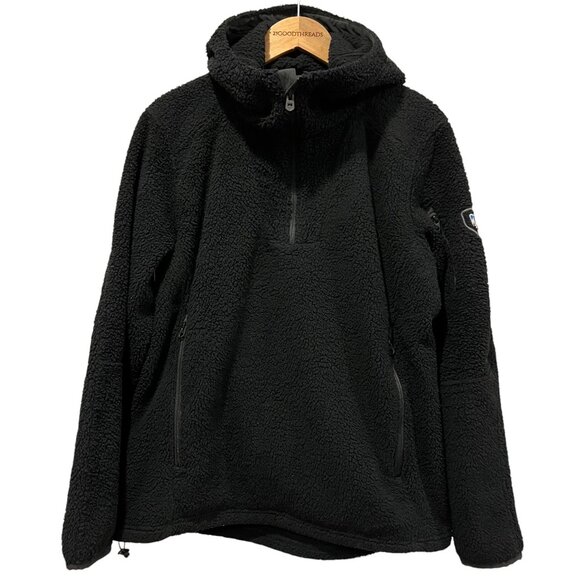 Kuhl Other - Kuhl Men's Synkro Sherpa Fleece Quarter Zip Hoodie, Black, L